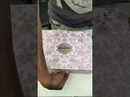 KL9014 Pink Floral Design MDF Luxury Gift Box with 2 Printed Thick Cards (2 Jars 250gm each approx)