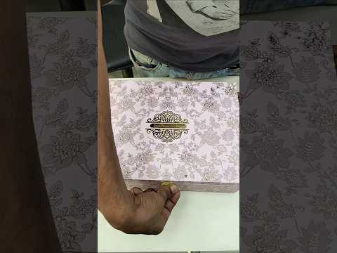 KL9014 Pink Floral Design MDF Luxury Gift Box with 2 Printed Thick Cards (2 Jars 250gm each approx)