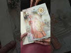KLB-1340 Grey Bride Groom Semi Box Wedding Card (2 Page)