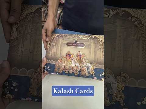 KLB562 Royal Indian Barat Theme Hardboard Padding Thick Wedding Card (2 Page)