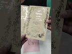 KL1052-3 Floral Theme Gold Leaf Premium Wedding Card (2 Page)