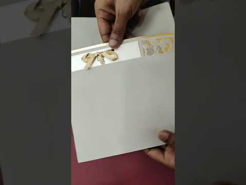KLB-1012 Grey Floral Laser Cut Wedding Card (2 Page)