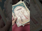 KLB868 Dulha Dulhan Mandap Design Blue Green Color Semi Box Wedding Card (2 Page & Couple Name Wooden Plate)