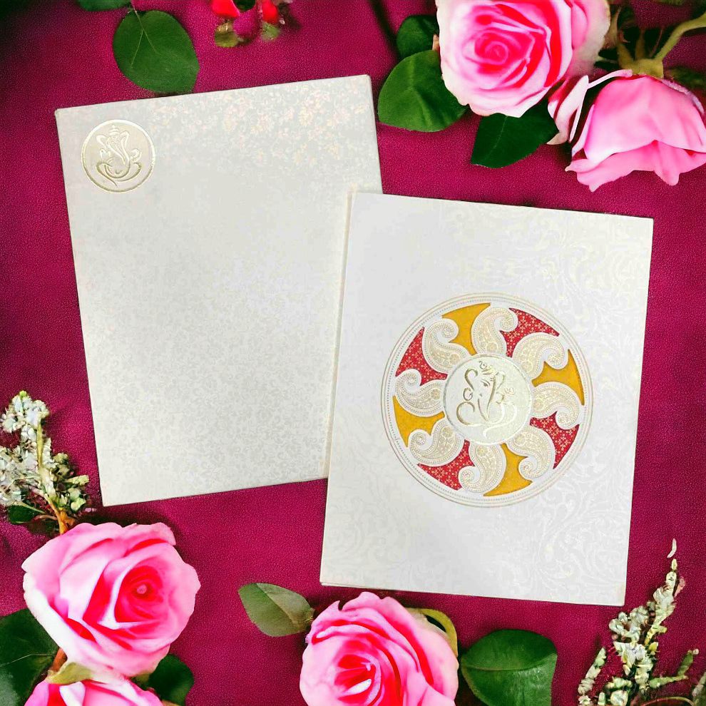 KL0137 Laser Cut Paper Wedding Card-Kalash Cards