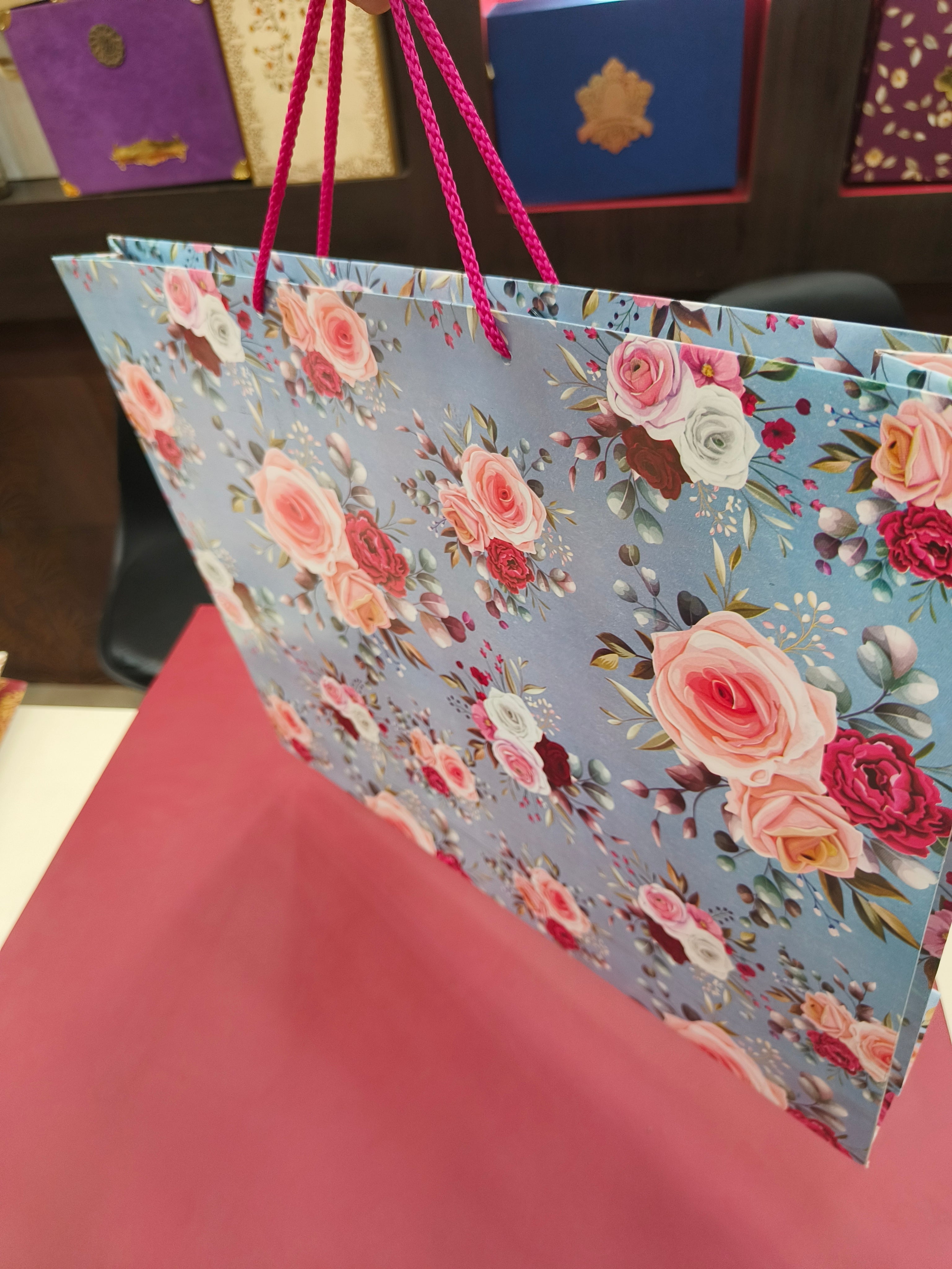 KL9 Traditional Design Premium Paper Carry Bag-Kalash Cards