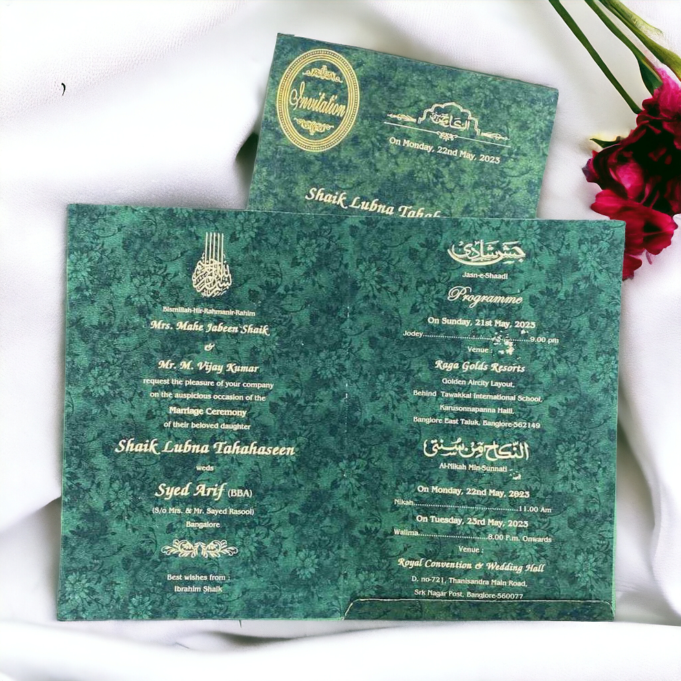KL0236 Laser Cut Paper Wedding Card-Kalash Cards