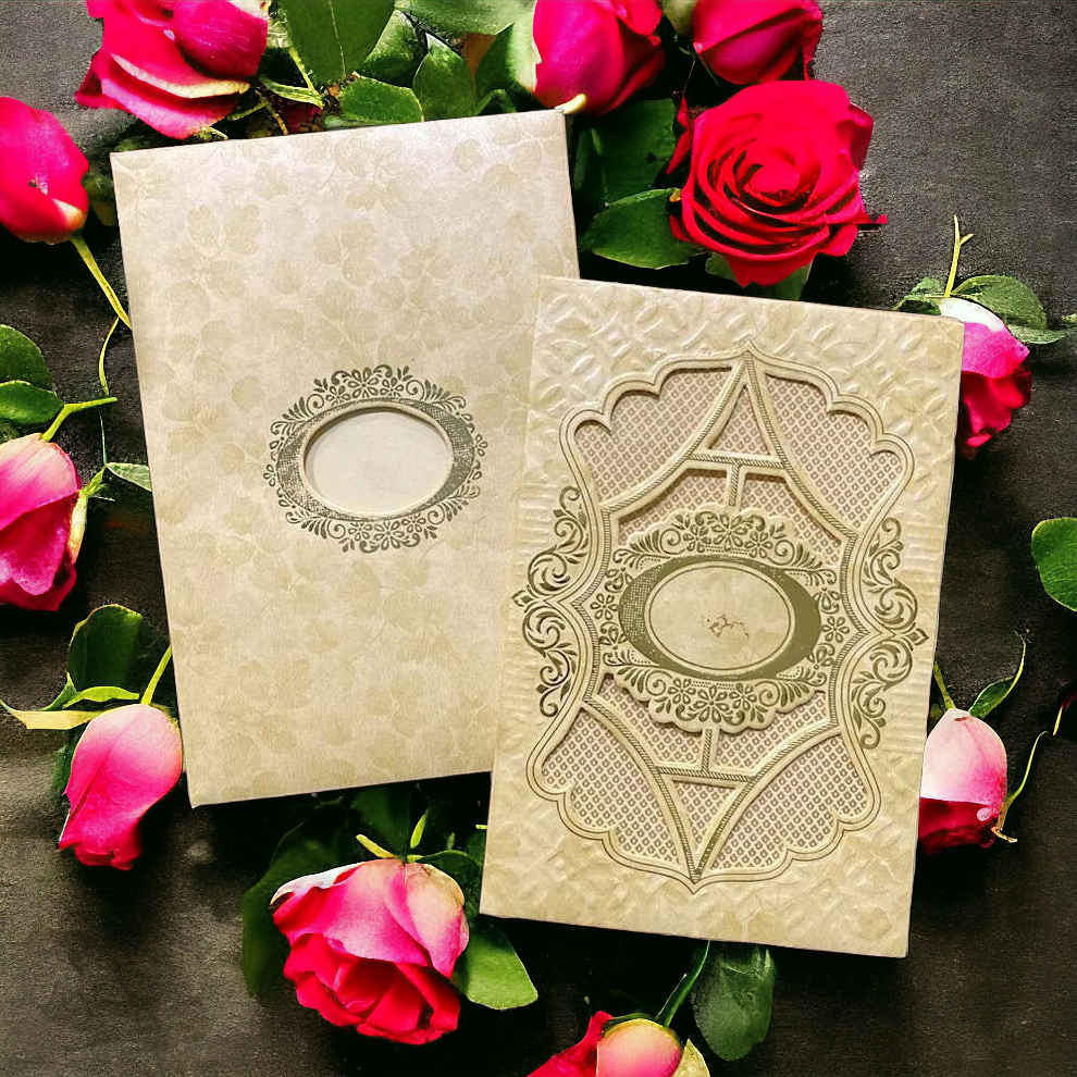 KL0263 Laser Cut Paper Wedding Card-Kalash Cards