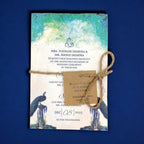 KL2139 Plantable Seed Paper Wedding Card (2 Card Inserts and Tag)-Kalash Cards