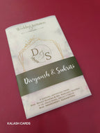 KL2215 Translucent Cover Luxury Wedding Card (2 Page)-Kalash Cards