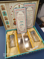 KL9032 Royal Elephant Design Luxury Gift Box with 2 Printed Page Cards (2 Jars)-Kalash Cards