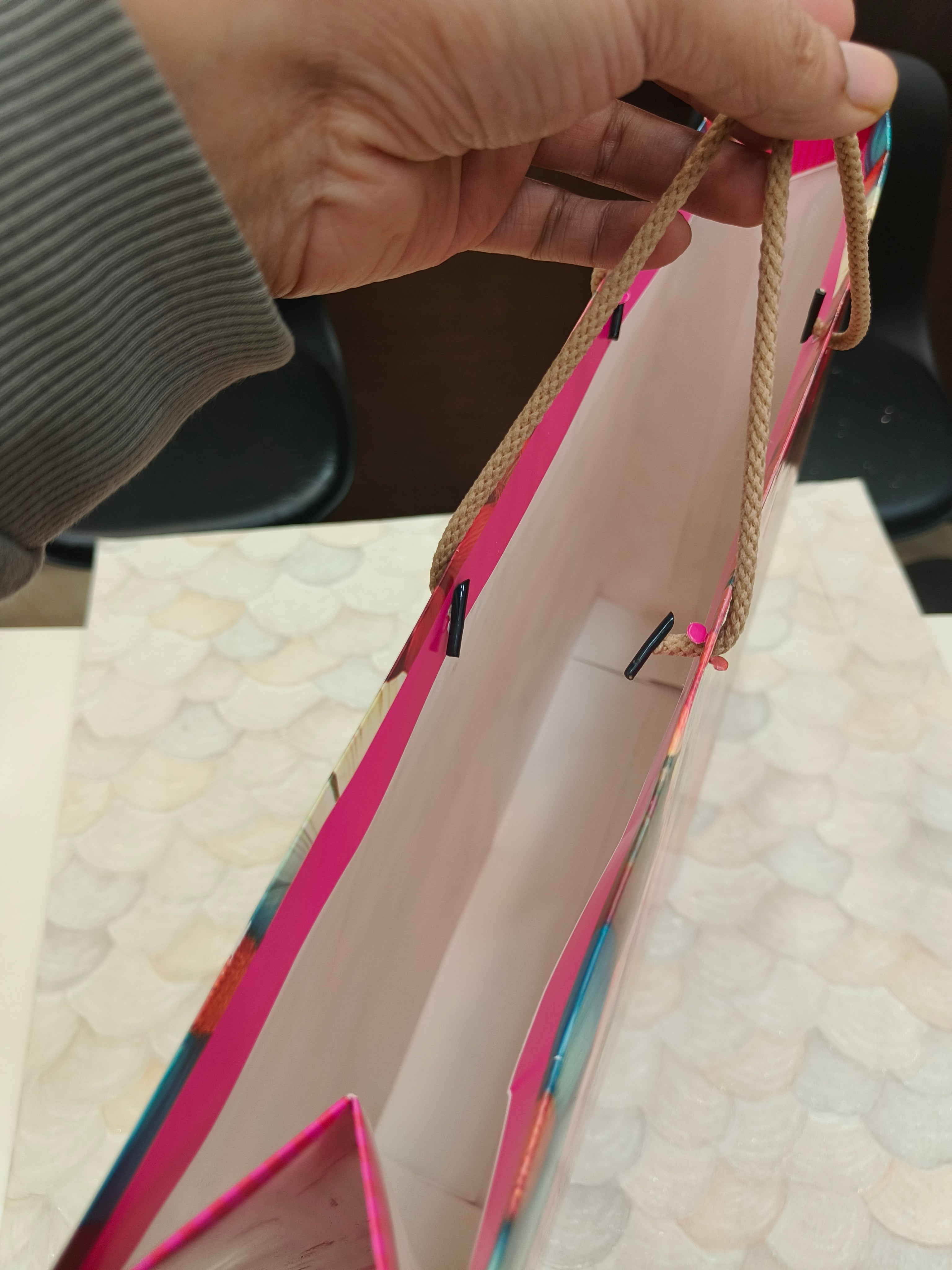 KL10 Traditional Design Premium Paper Carry Bag-Kalash Cards