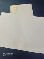 KL0239 Laser Cut Paper Wedding Card with 2 Inserts and Envelope-Kalash Cards