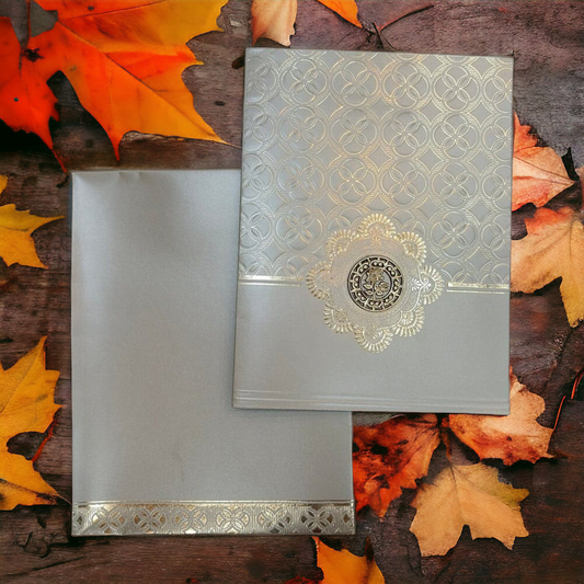 KL0256 Semi Box Perfume Paper Wedding Card-Kalash Cards