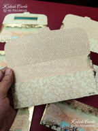 KL102E Premium 3D Gold Foil Designer Shagun Money Envelopes-Kalash Cards