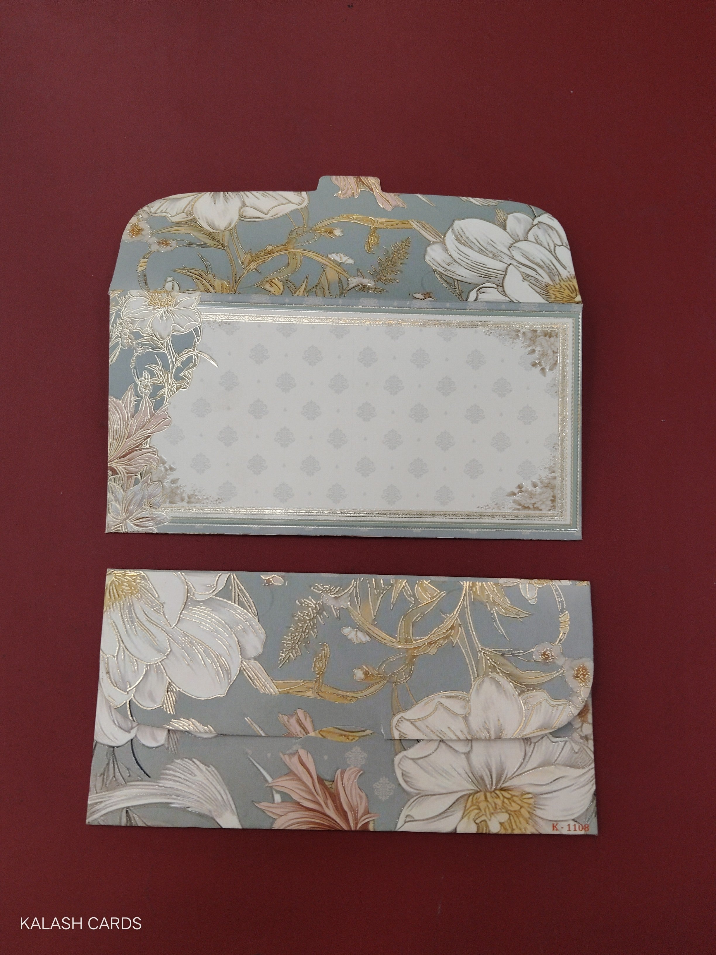 KL59 Designer Shagun Money Envelopes (Pack of 50)-Kalash Cards