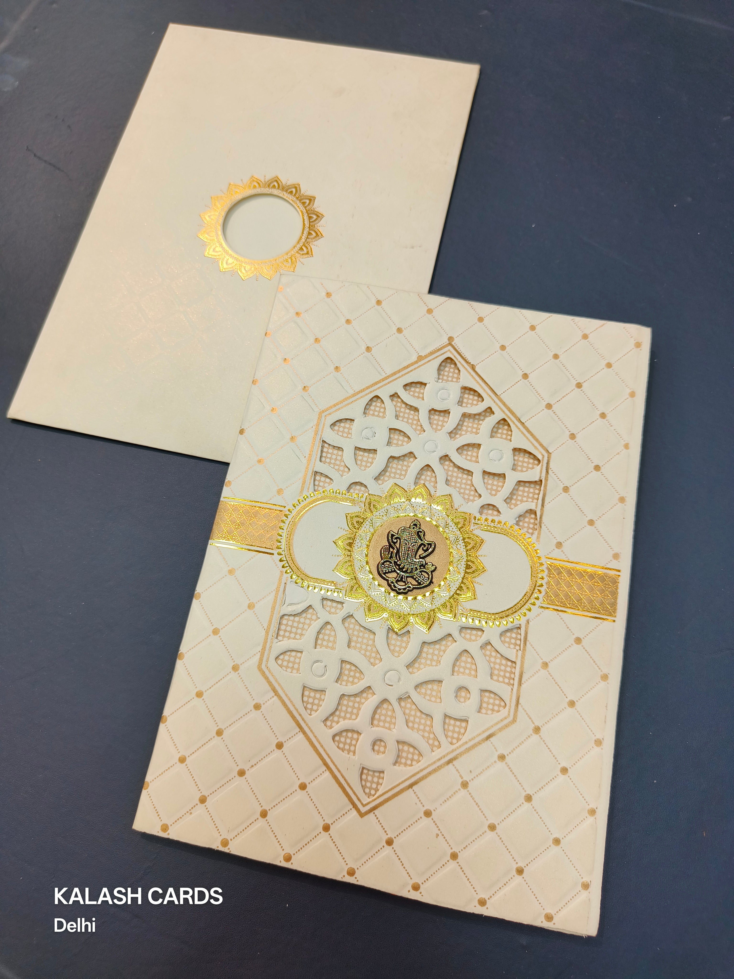 KL0182 Laser Cut Paper Wedding Card