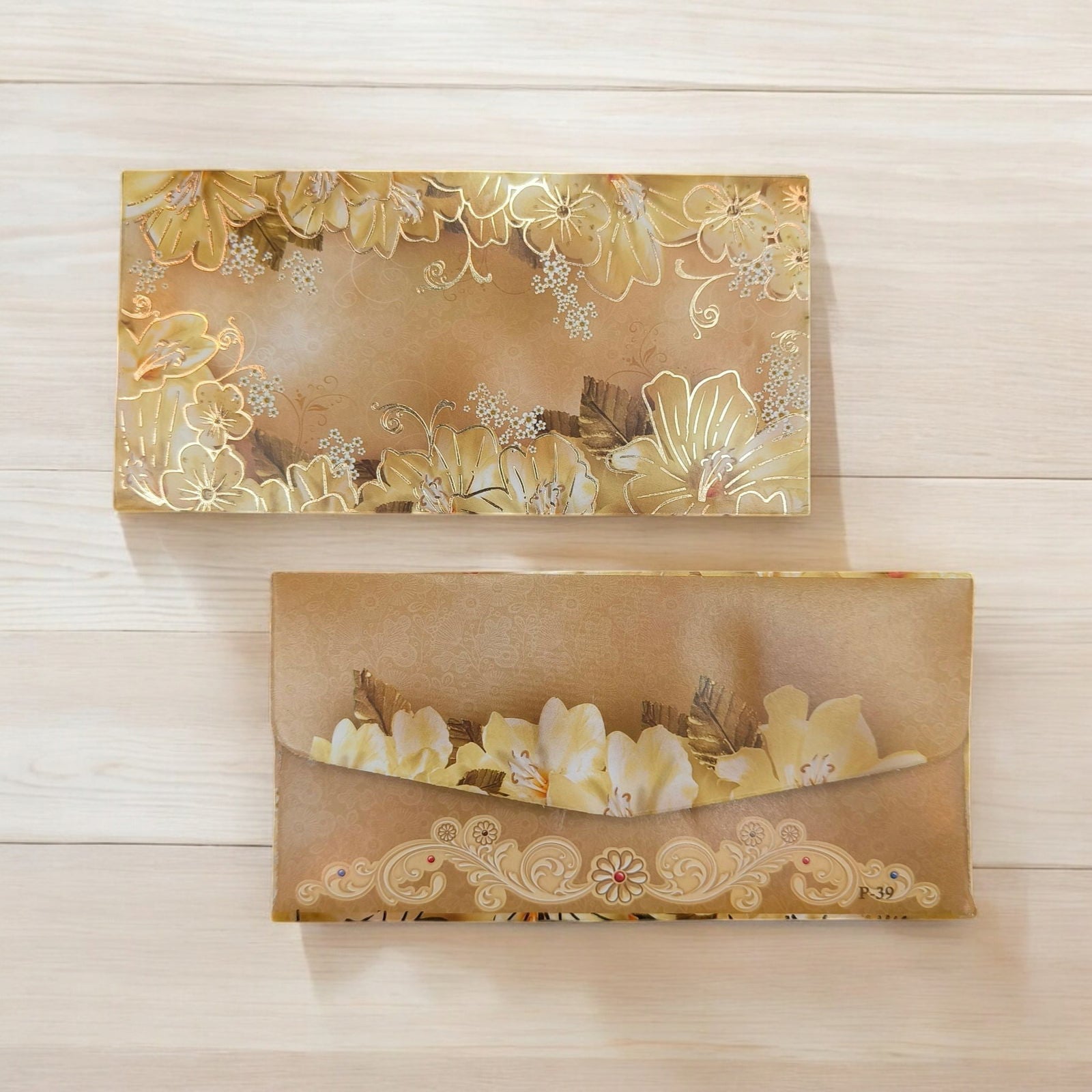 KL4 Designer Shagun Money Envelopes (Pack of 50)-Kalash Cards