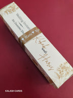 KL2142 Luxury Translucent Scroll Wedding Card with Matching Box Cover and Personalised Band-Kalash Cards