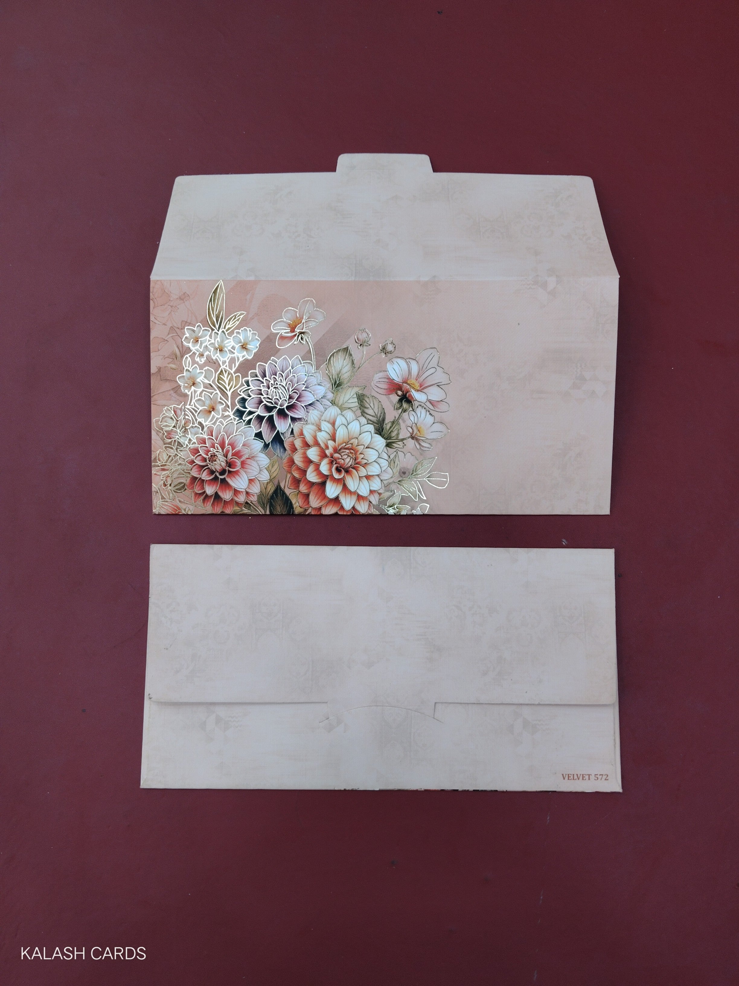 KL65 Designer Shagun Money Envelopes (Pack of 50)-Kalash Cards