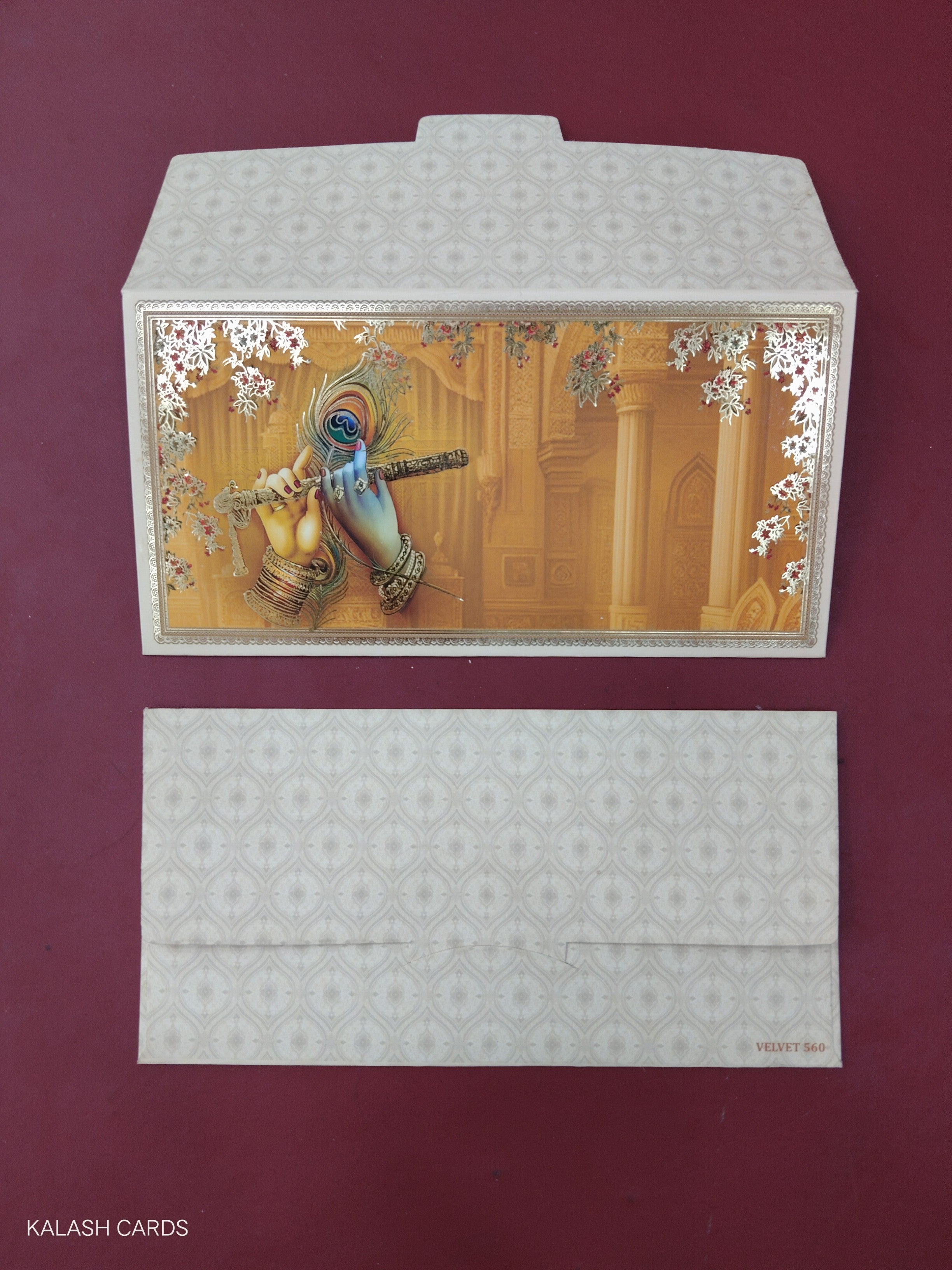 KL56 Designer Shagun Money Envelopes (Pack of 50)-Kalash Cards