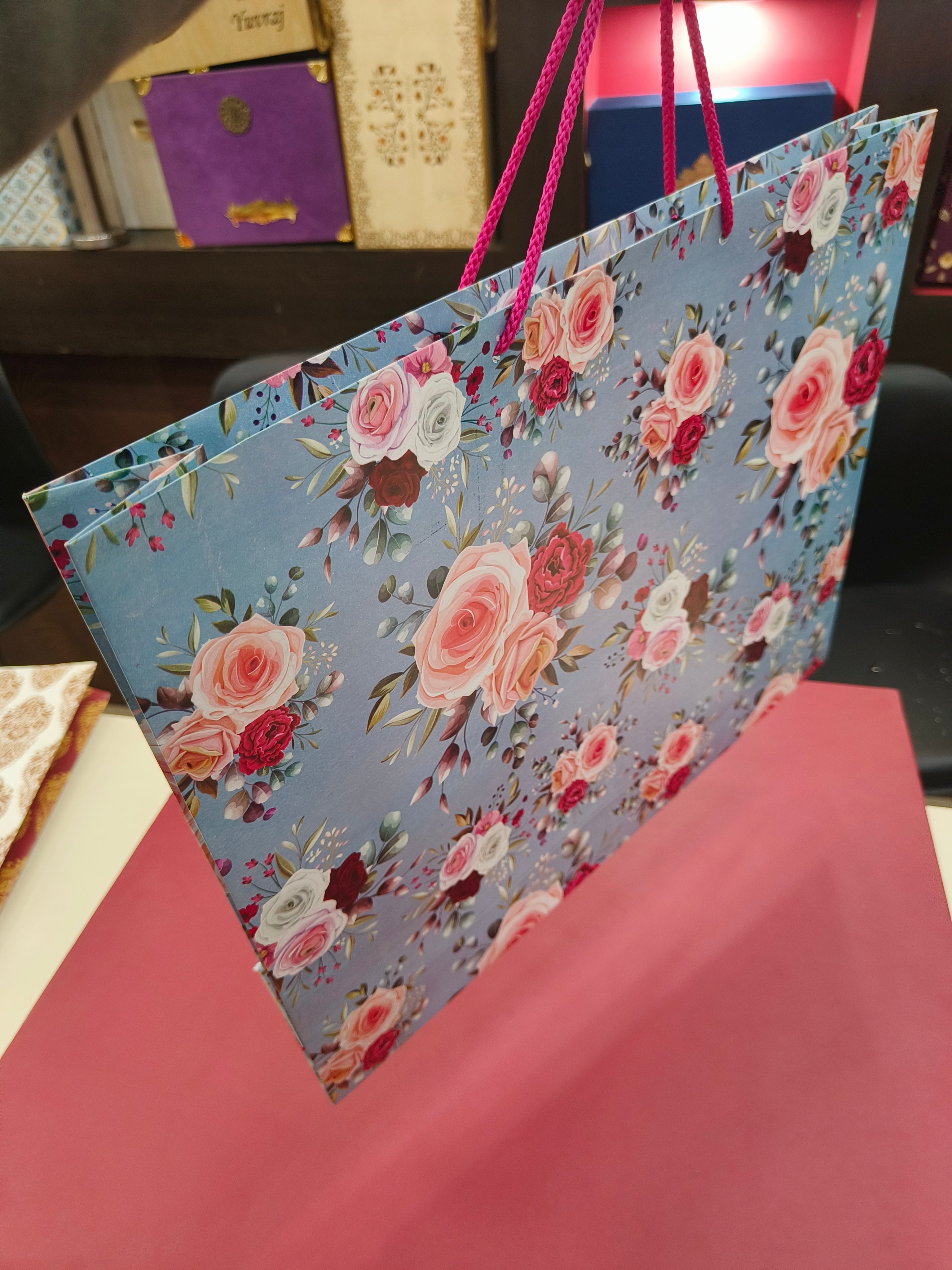 KL9 Traditional Design Premium Paper Carry Bag-Kalash Cards