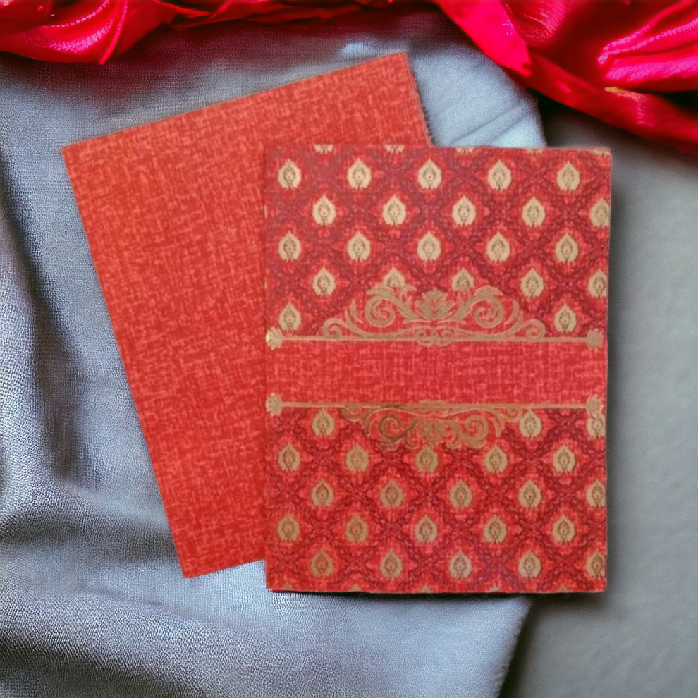 KL08A Semi Box Paper Wedding Card-Kalash Cards