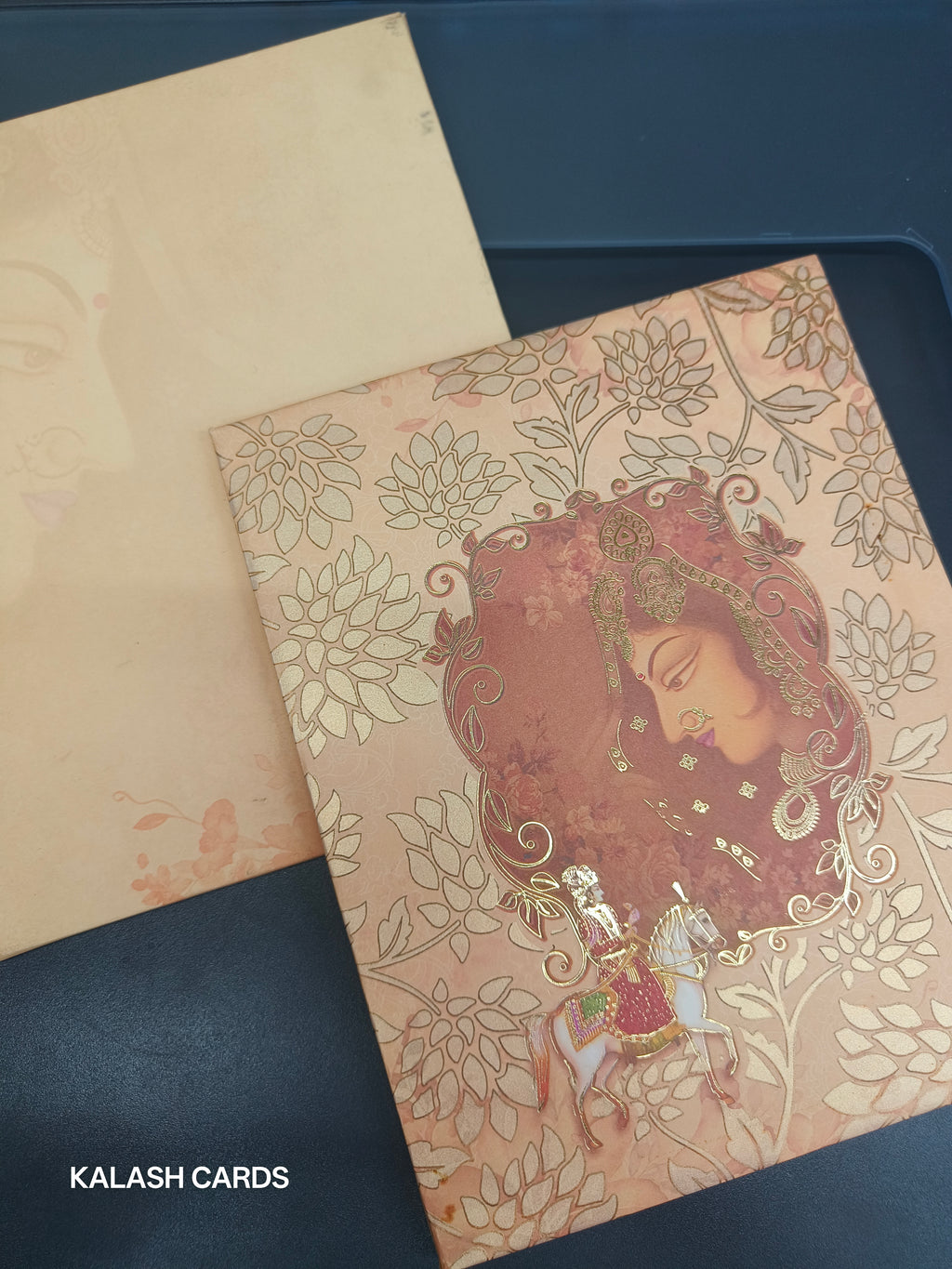 KL0831 Dulha Dulhan Thick Wedding Card-Kalash Cards