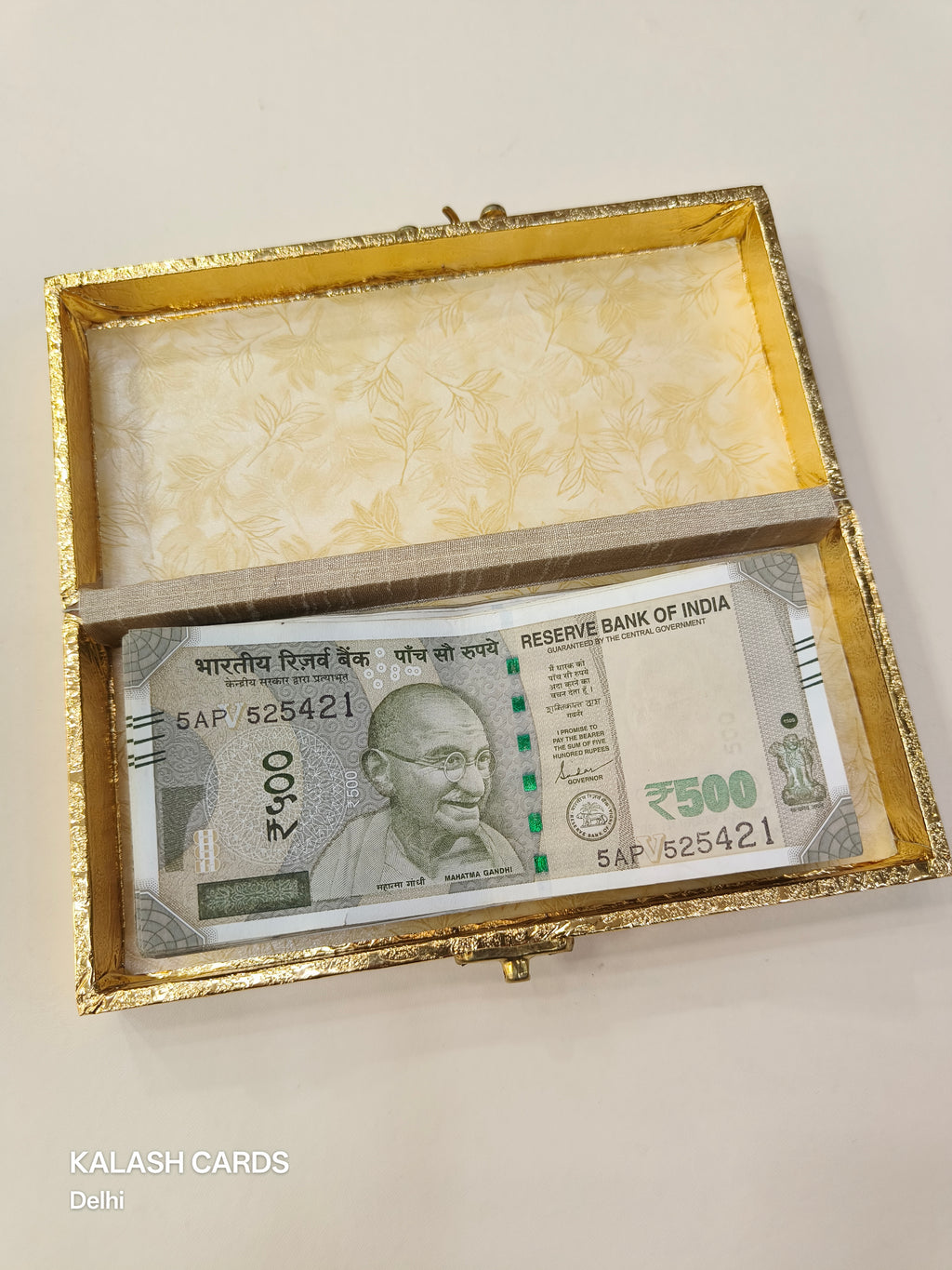 KL102 Multipurpose Small Box for Cash, Jewellery or Small Items-Kalash Cards