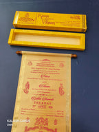 KL4 Satin Fabric Scroll Wedding Card with Box-Kalash Cards