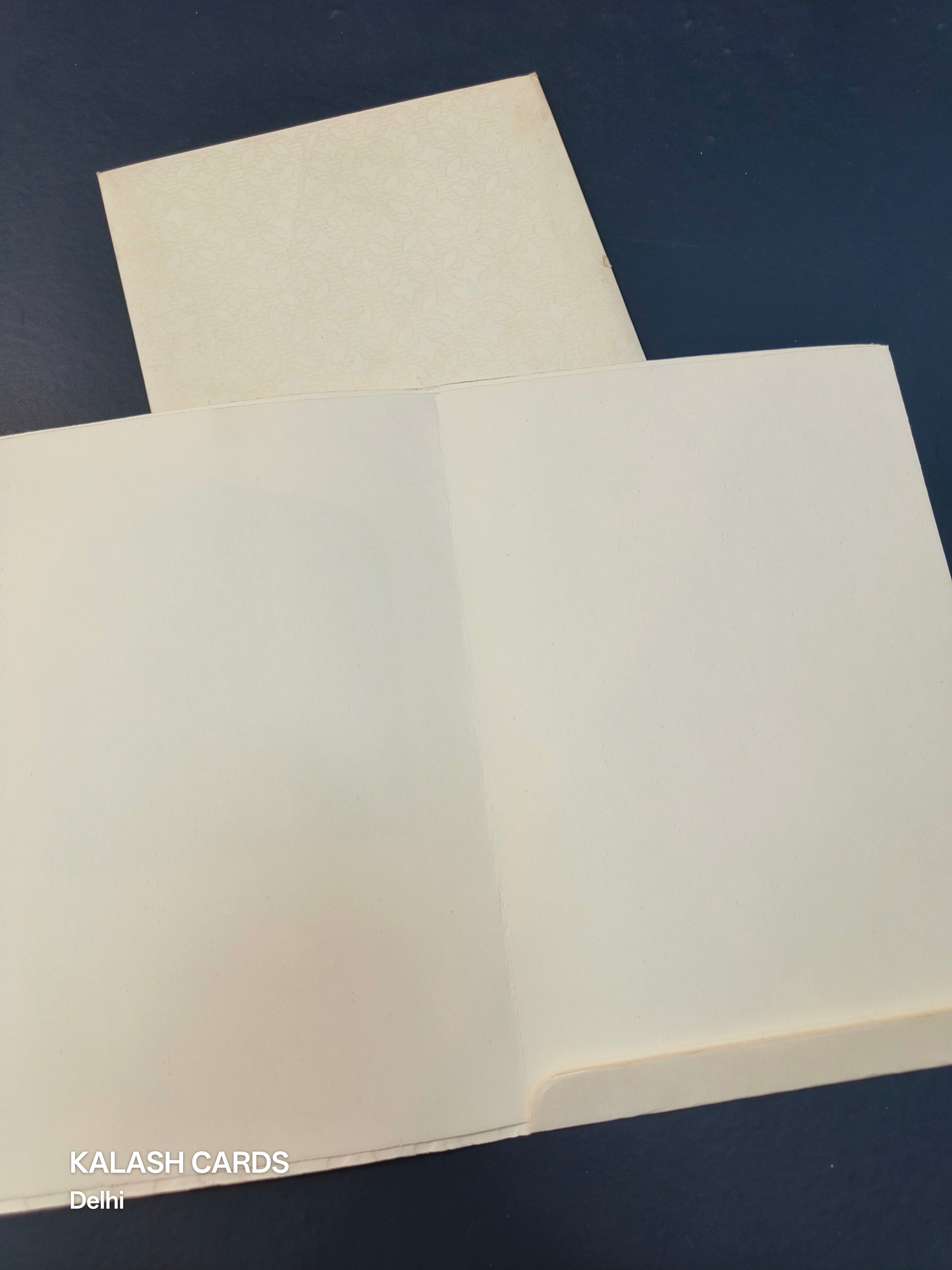 KL0181 Traditional Jharokha Design Laser Cut Paper Wedding Card (2 Page)-Kalash Cards