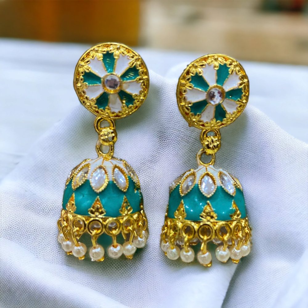 Meenakari jhumka store