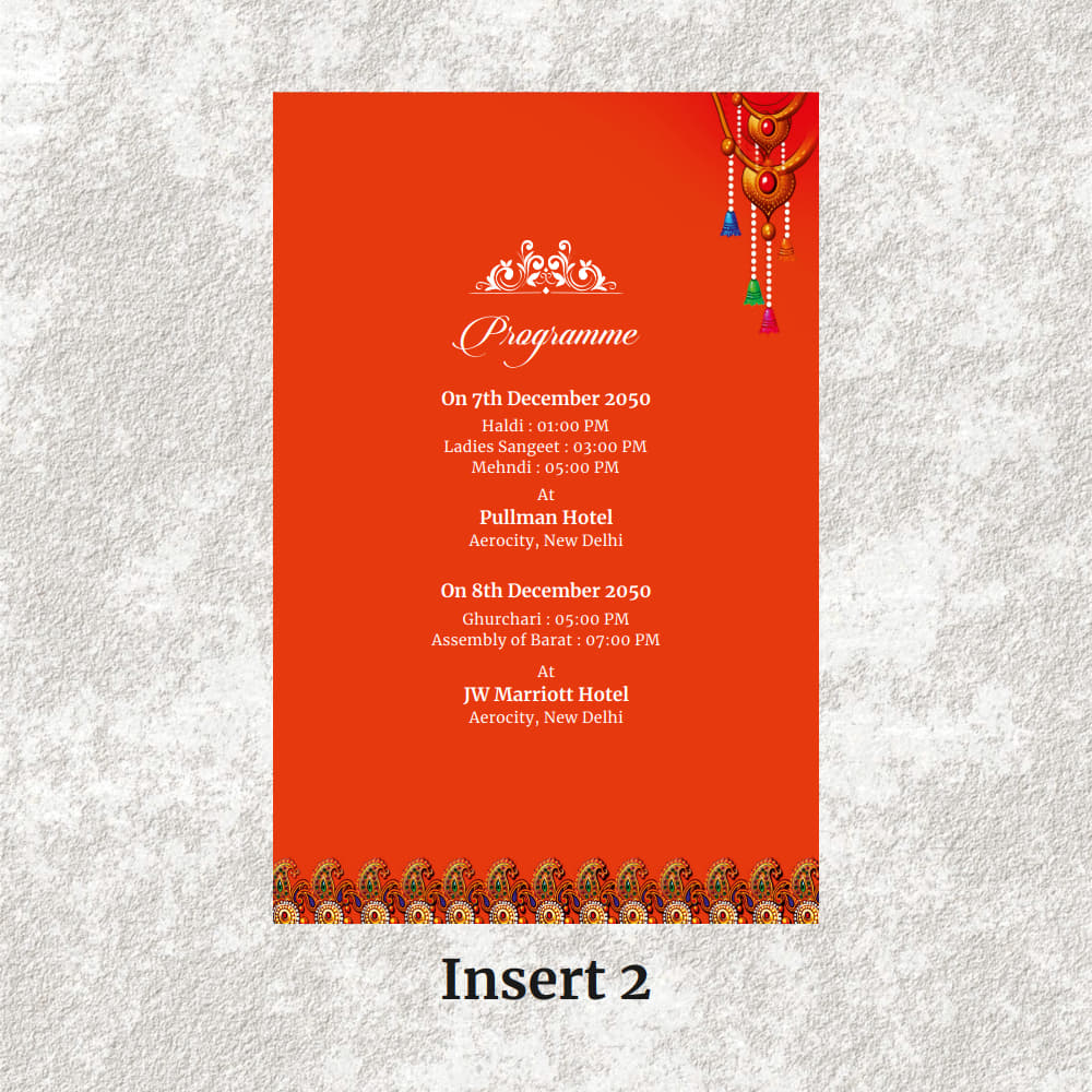 KL2078 Translucent Cover Luxury Wedding Card - Kalash Cards