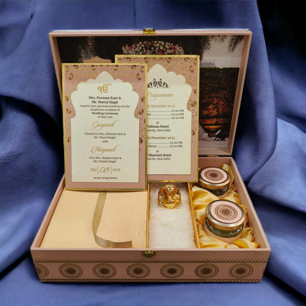 Acrylic Wedding Card Box Led String Light Clear Gift Box - Temu