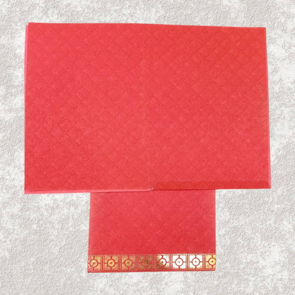 KL0142 Laser Cut Paper Wedding Card - Kalash Cards