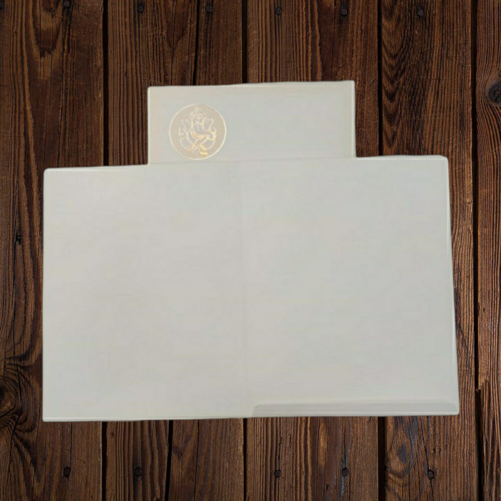KL0155 Paper Wedding Card - Kalash Cards