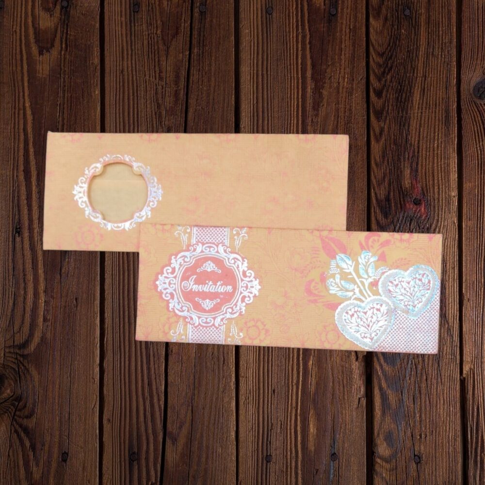 KL0163 Paper Wedding Card - Kalash Cards