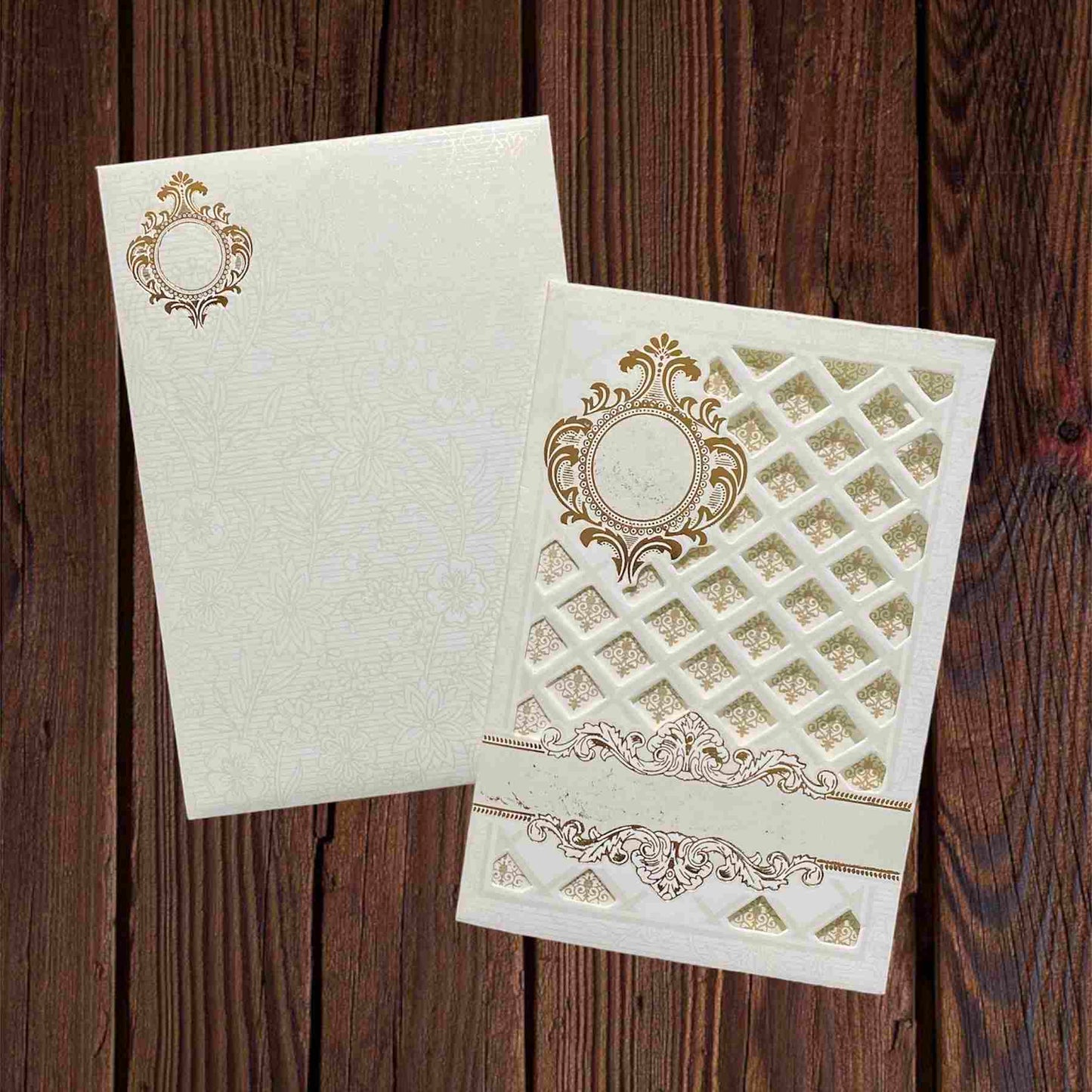 KL0238 Laser Cut Paper Wedding Card – Kalash Cards