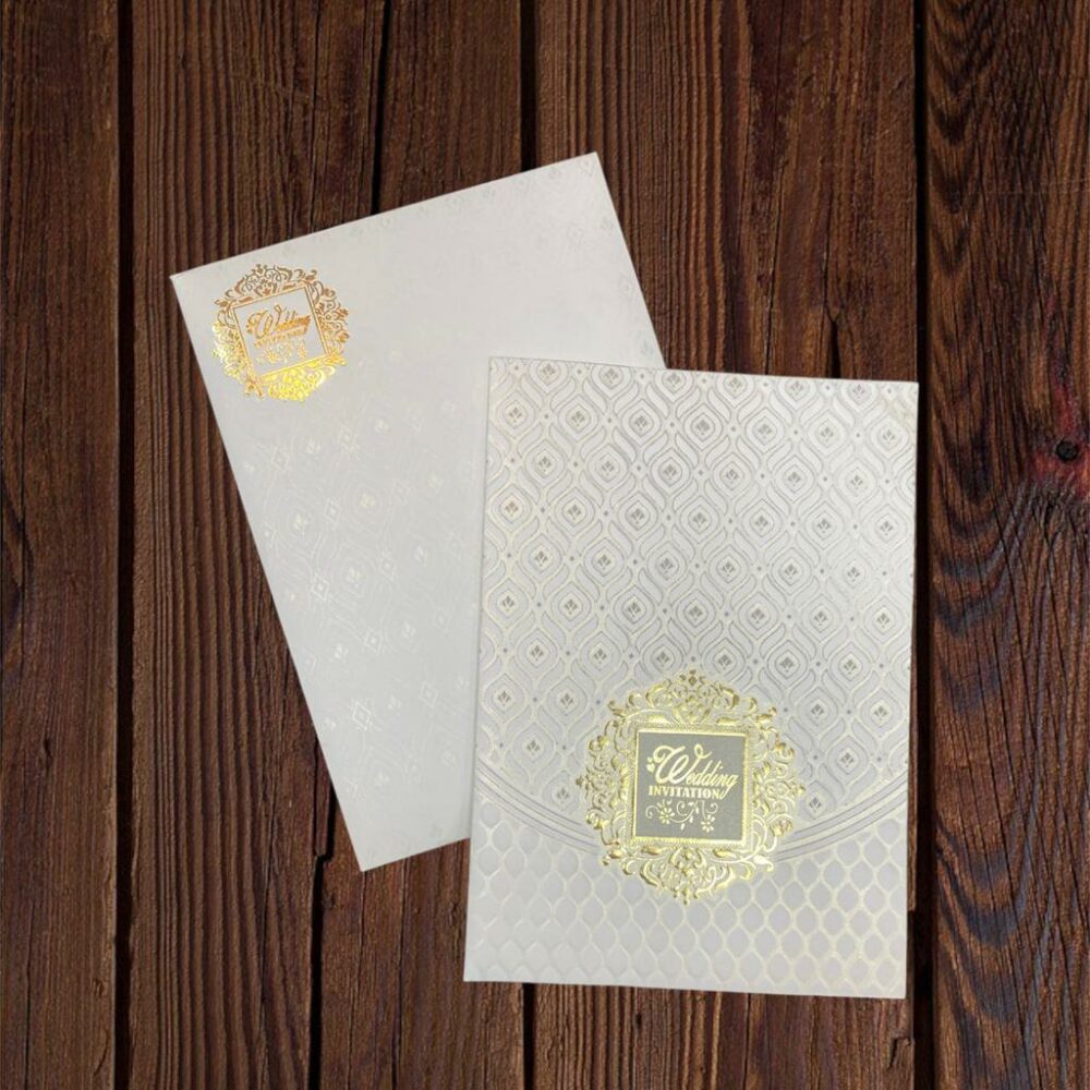 KL0274 Paper Wedding Card - Kalash Cards