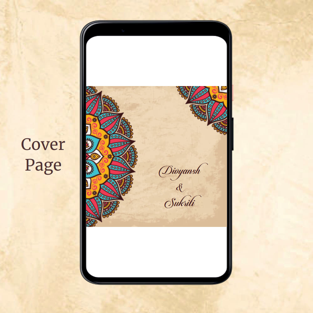 KL2001 Digital Wedding PDF Ecard - Kalash Cards