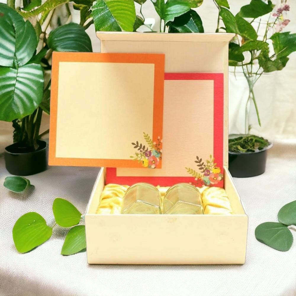 KL2003S2B Designer Cardboard Wedding Invitation Box - Kalash Cards