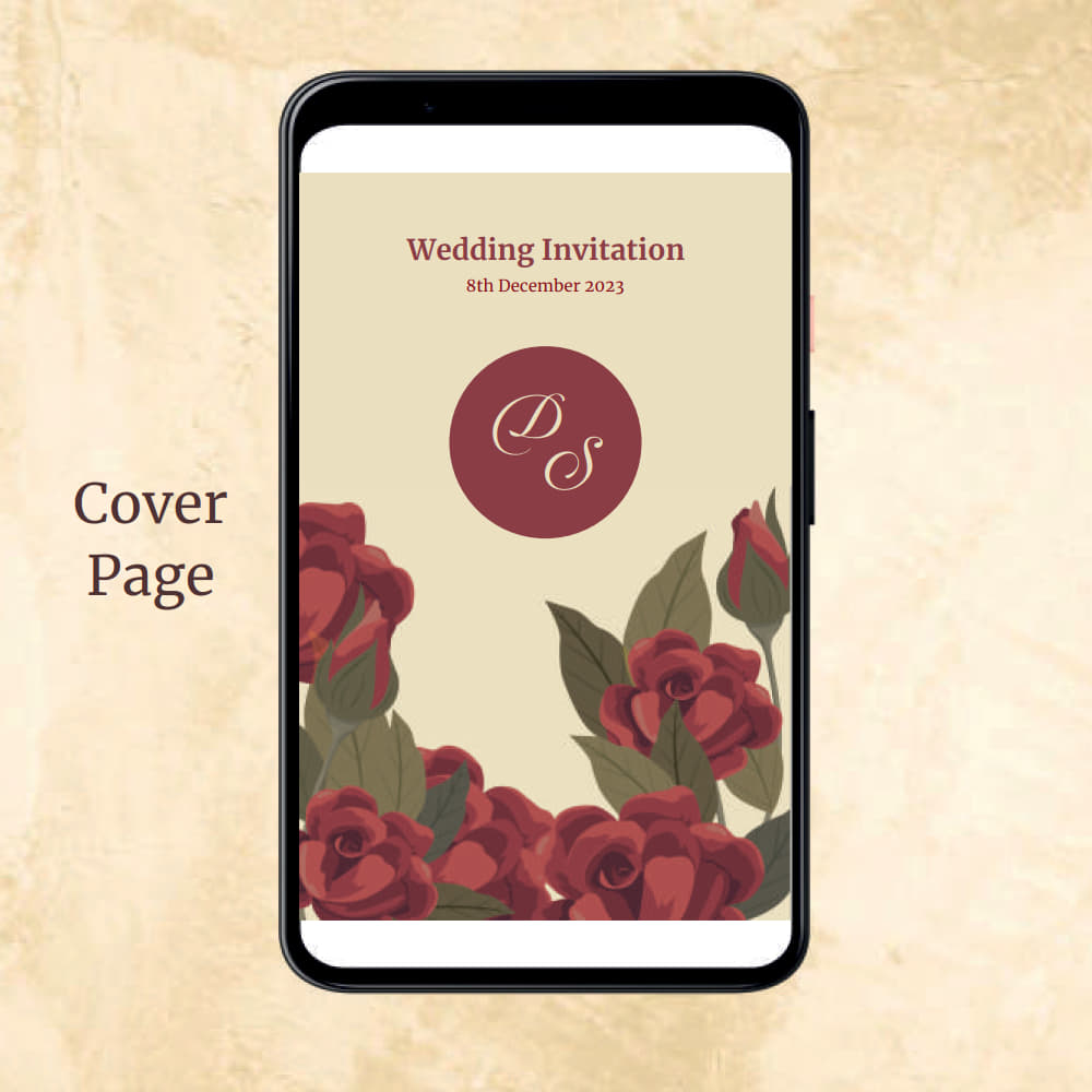 KL2005 Digital Wedding PDF Ecard - Kalash Cards