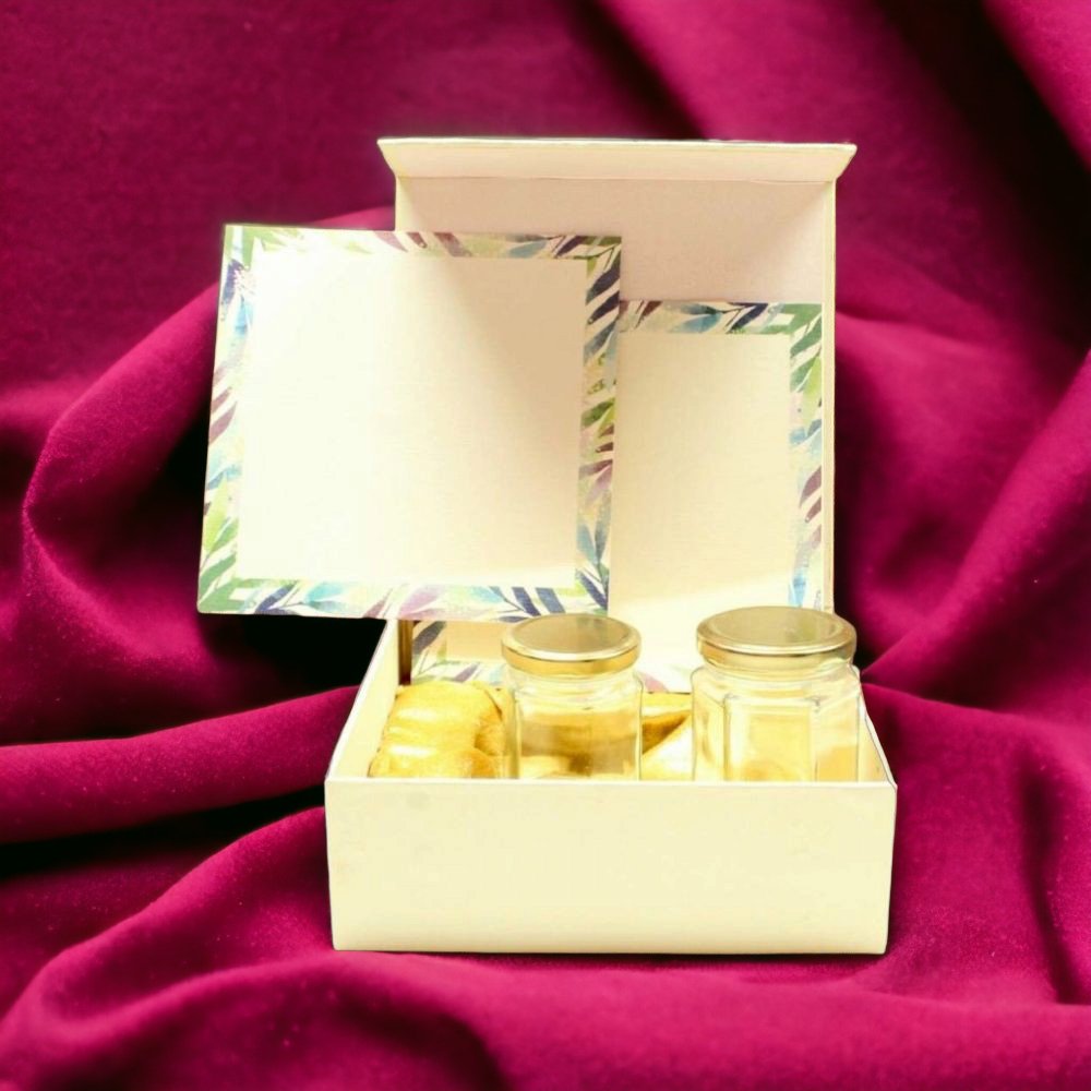 KL2006S1B Designer Cardboard Wedding Invitation Box - Kalash Cards