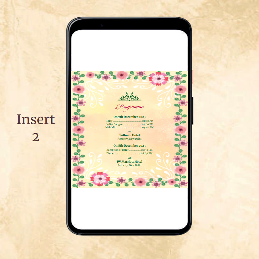 KL2010 Digital Wedding PDF Ecard - Kalash Cards