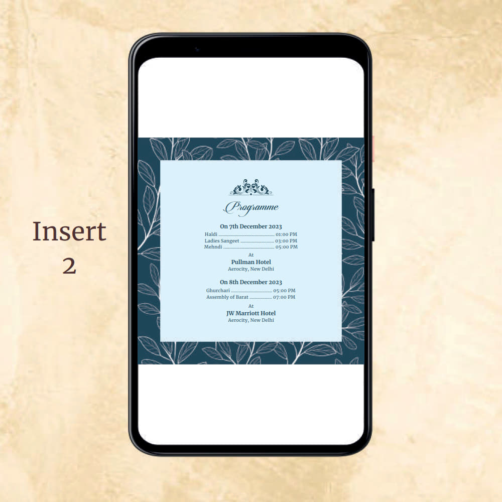 KL2012 Digital Wedding PDF Ecard - Kalash Cards