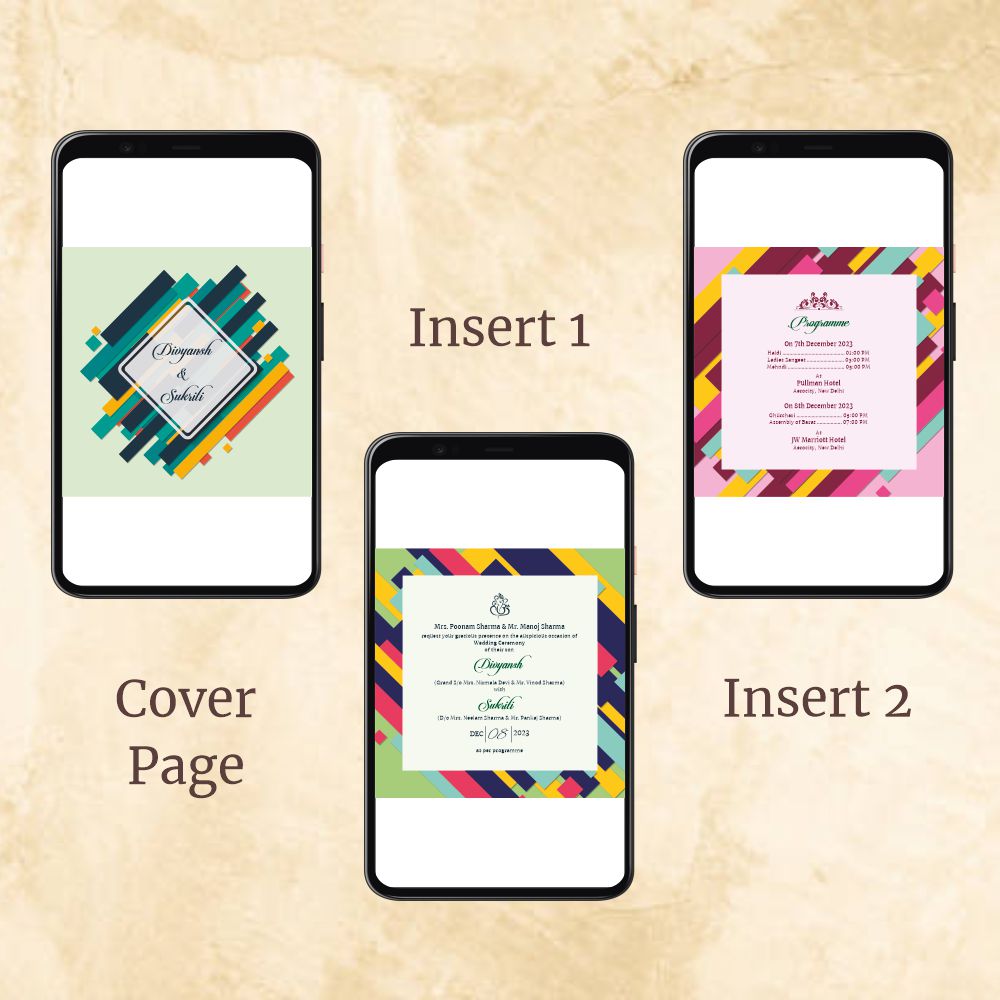 KL2013 Digital Wedding PDF Ecard - Kalash Cards