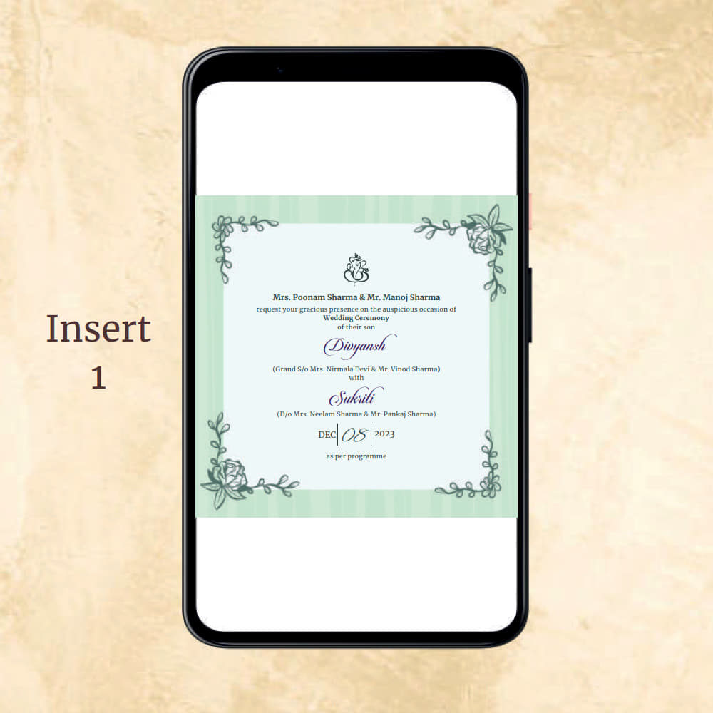 KL2014 Digital Wedding PDF Ecard - Kalash Cards