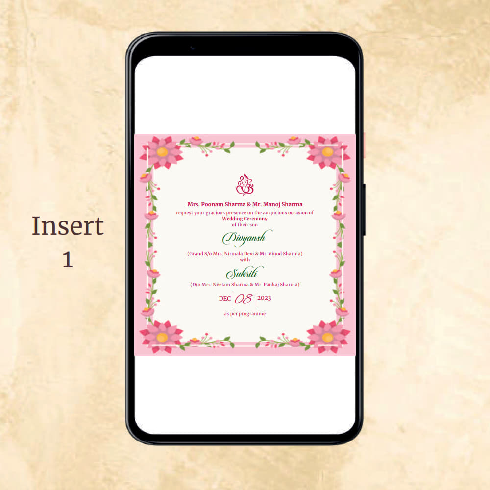 KL2015 Digital Wedding PDF Ecard - Kalash Cards