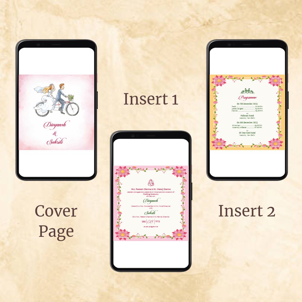 KL2015 Digital Wedding PDF Ecard - Kalash Cards