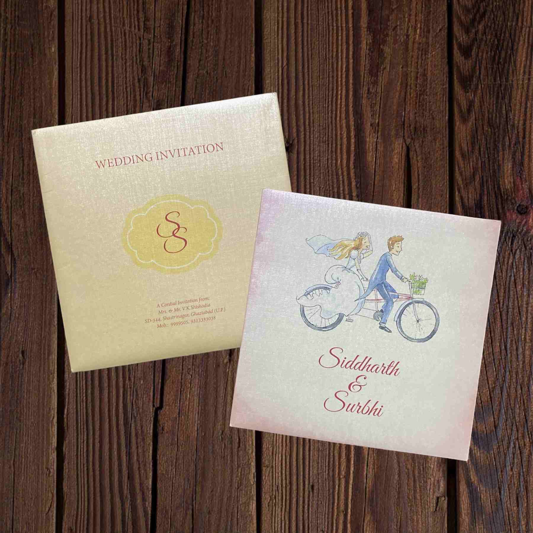KL2015S1 Paper Wedding Card - Kalash Cards