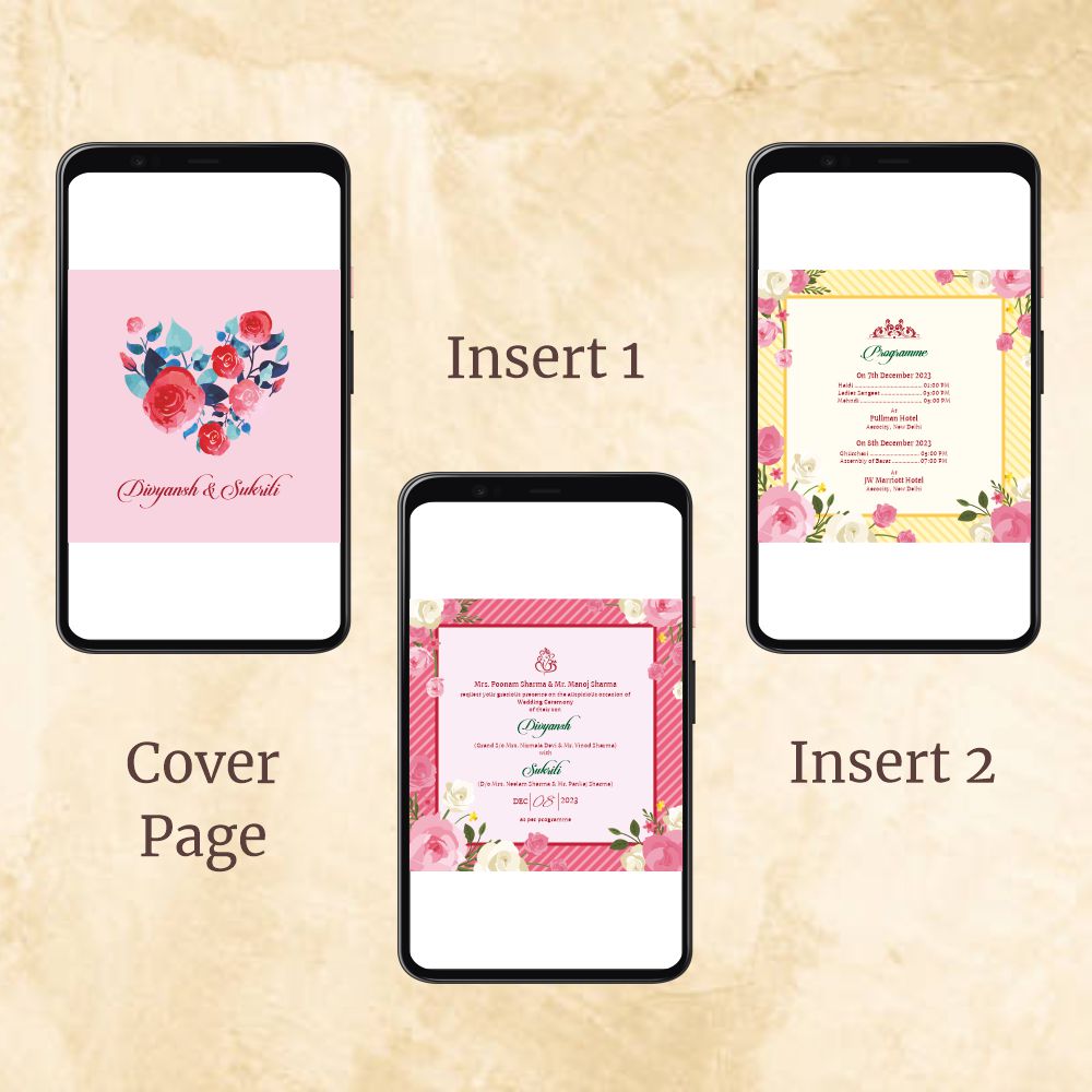 KL2017 Digital Wedding PDF Ecard - Kalash Cards
